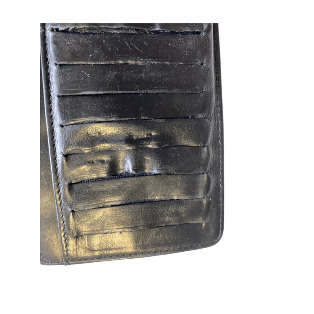 Chanel Micro Chocolate Bar Coco Mark Long Wallet Black Leather - Picture 13 of 13